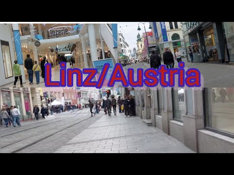 Walking In The City LINZ AUSTRIA جولة في شوارع مدينة لينز بالنمسا