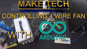 ARDUINO: CONTROL 4 WIRE FAN, WITH TEMPERATURE SENSOR