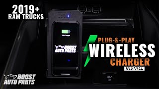 How to Install Plug & Play Wireless Phone Charger for 20192023 Dodge Ram Trucks | Boost Auto