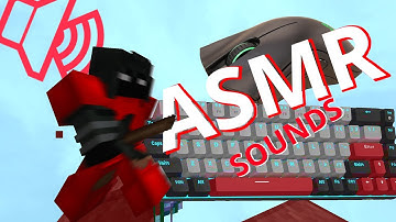 Keyboard + Mouse ASMR Sounds | 1v1 Bedwars