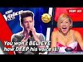 The most STUNNING DEEP voices in The Voice Kids! | Top 10