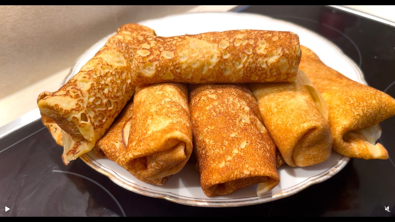 Нежнейшие БЛИНЫ с МЯСОМ/ с МОРКОВЬЮ /Pfannkuchen mit dem Fleisch