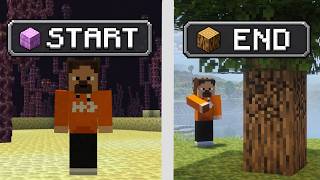 Can You Beat Minecraft in Reverse