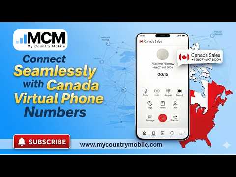 Connect Seamlessly with Canada Virtual Phone Numbers | My Country Mobile