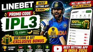 Linebet promo code | best betting app in India | YouTube ka best betting app? | Linebet 