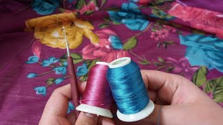 Modası Hiç Geçmeyen Kır Çiçekleri Tığ Oyası Yaptım