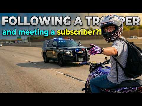 Following A State Trooper & Meeting A Subscriber!