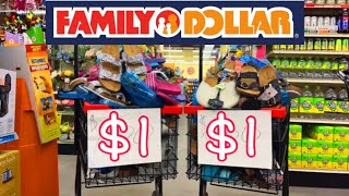 FAMILY DOLLAR SHOPPING *CARTS FULL OF $1 CLEARANCE!!!