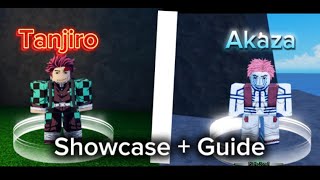 How To Get Tanjiro & Akaza (Showcase + Guide) | Rogue Piece #roblox #roguepiece