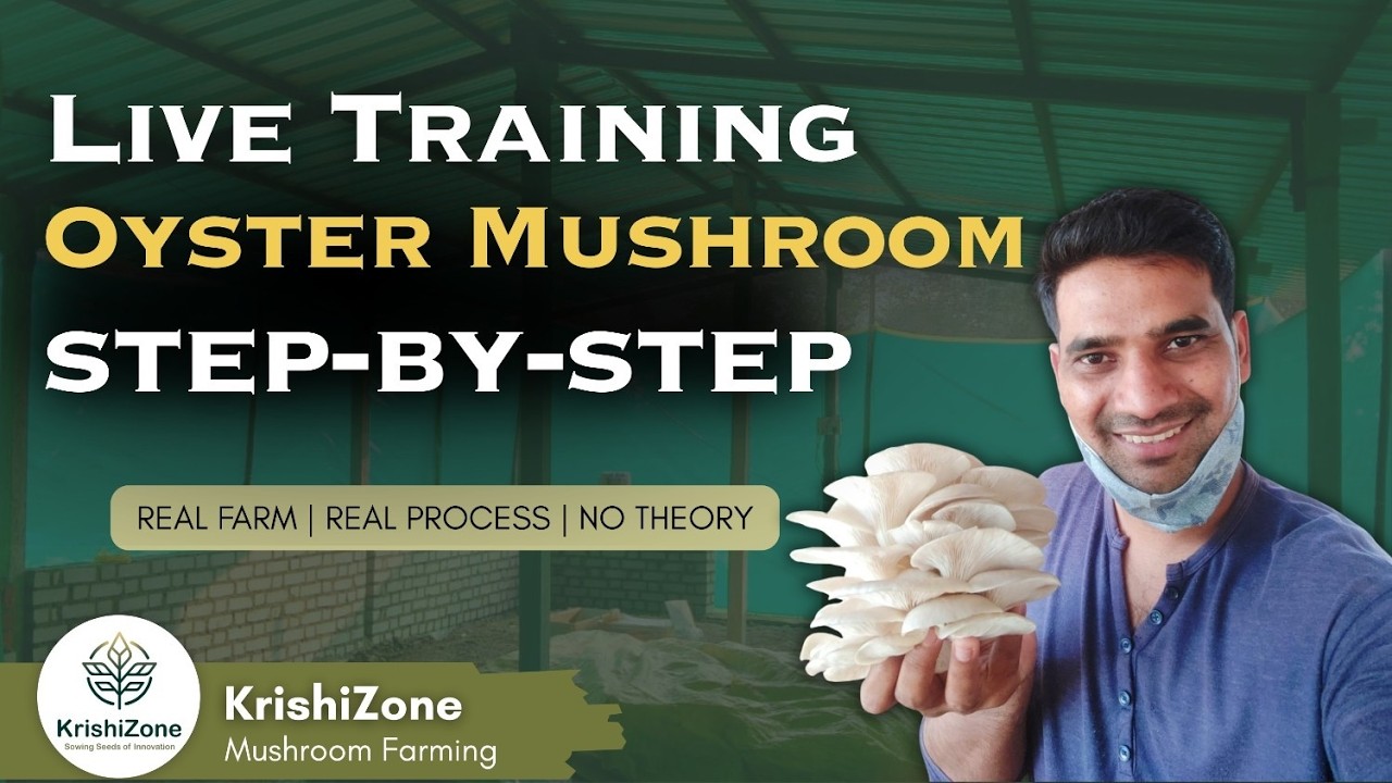 KrishiZone Training Complete Details #oystermushroom 