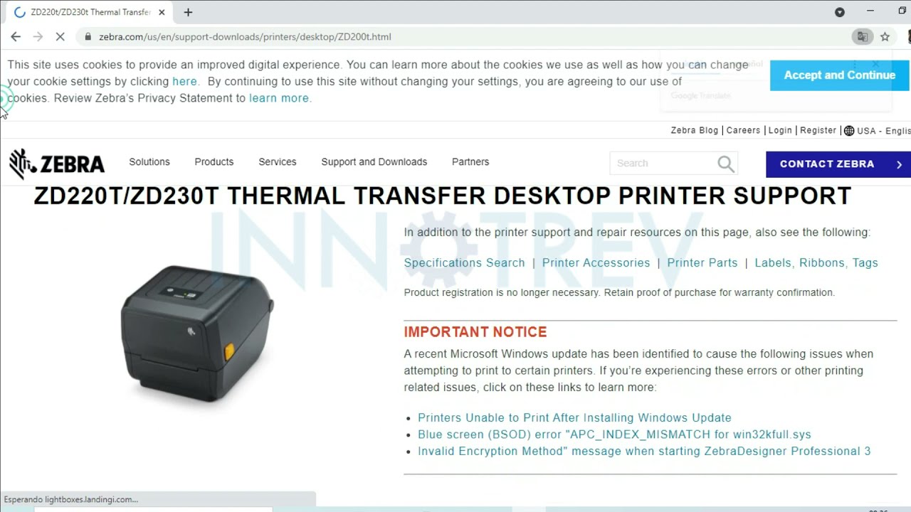 DESCARGA E INSTALACIÓN BASICA DE DRIVER ZEBRA