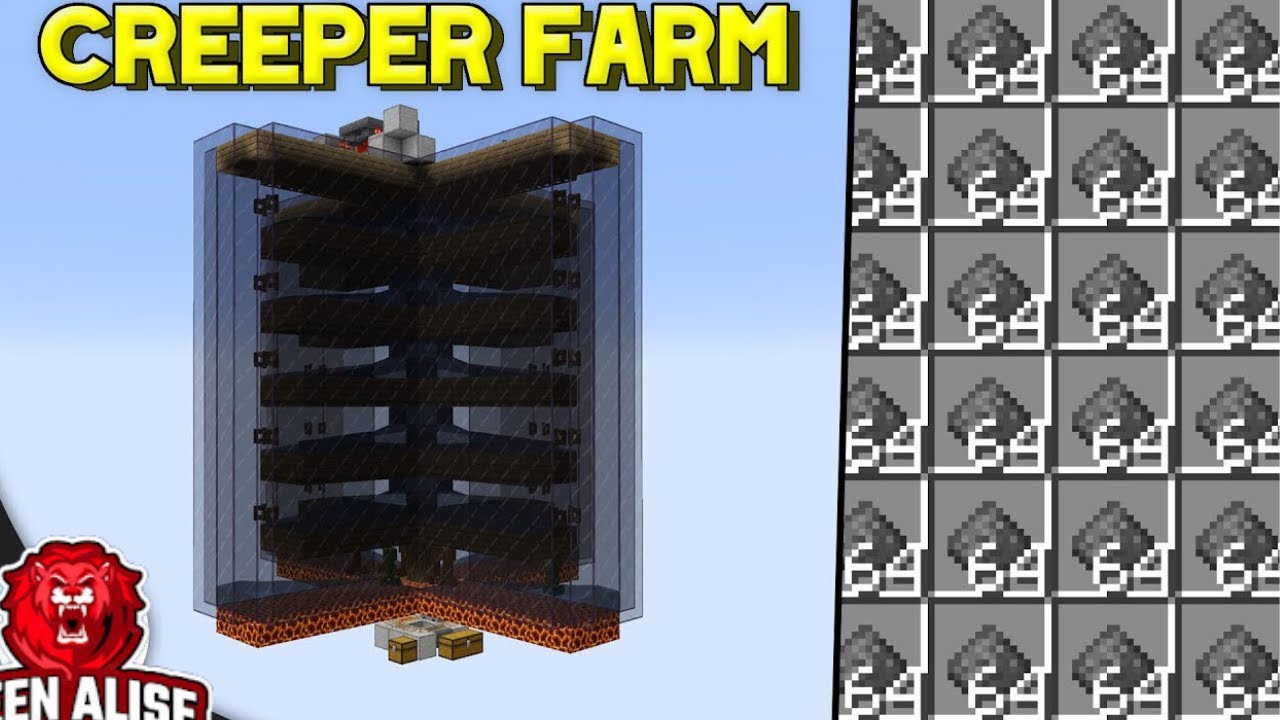 I Made Creeper Farm In Minecraft - YouTube