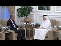 Ministerpräsident und Außenminister empfängt den Chef der Kommission der Afrikanischen Union