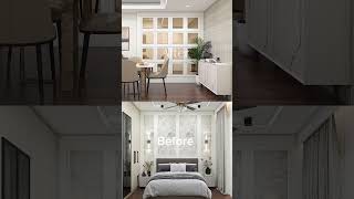 Krisumi Waterfall Residences Gurgaon | 3D Before & After Home Transformation | Sara Designs Interior