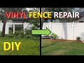 How To Repair Vinyl Fence | DIY Quick and Easy!