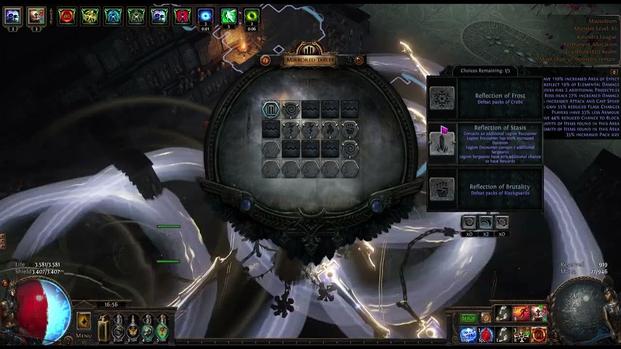 [Path of Exile] [PoE] [3.19] Fire blade trap life&es trickster T16