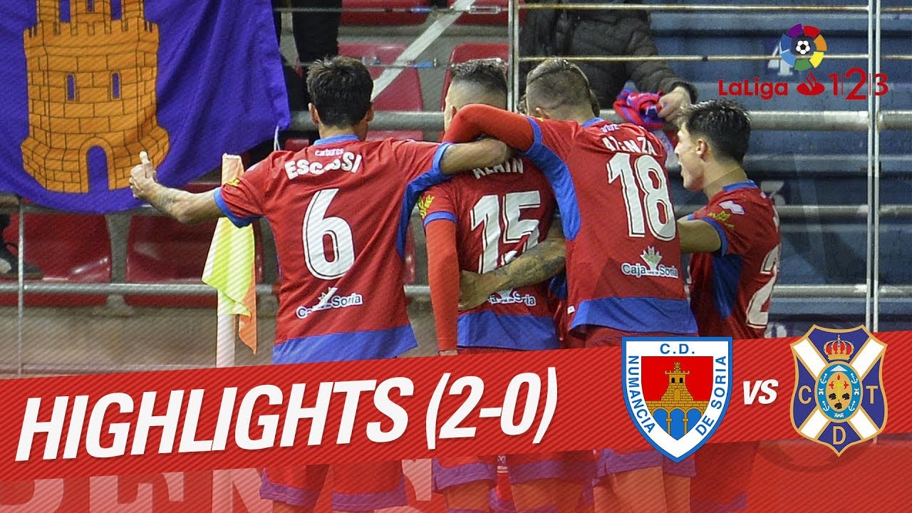 Resumen de CD Numancia vs CD Tenerife 2 0