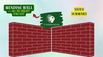 Mending Wall poem video summary| Robert Frost| Literpretation
