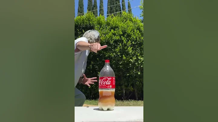 Biggest COKE BOTTLE Explosion #shorts