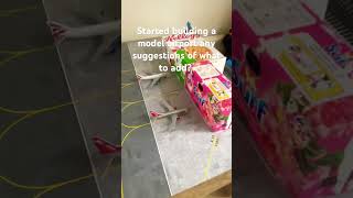 Building a model airport #airplane #airport #modelairport #aviation 