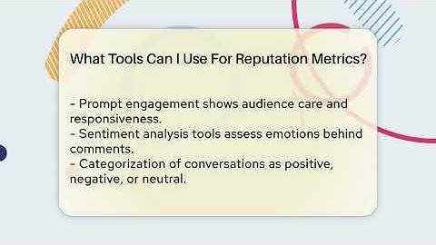 What Tools Can I Use For Reputation Metrics? - Everyday-Networking