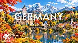 🏰 GERMANY IN AUTUMN 4K🍁Relaxing Cinematic Film |Fairytale Castles, Neuschwanstein & Golden Vineyards Guide