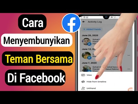 Video: Cara Memblokir Teman di Facebook: 14 Langkah (dengan Gambar)
