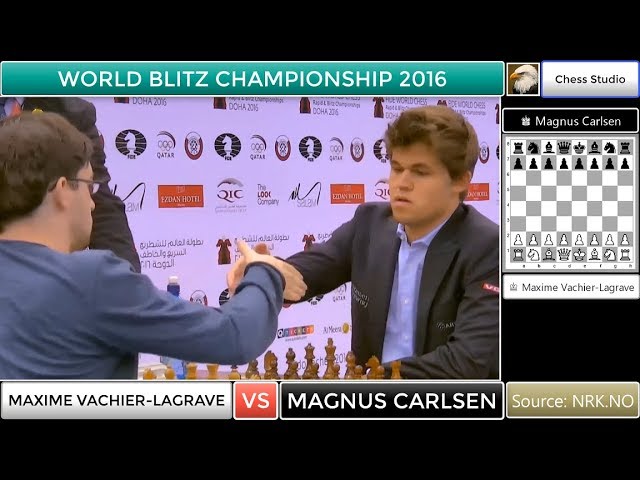 Maxime Vachier-Lagrave Vence o Campeonato Mundial de Xadrez Blitz da FIDE -  Xadrez Forte