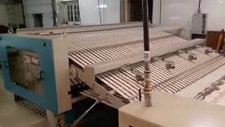 High speed flat work ironer with folder in our client's laundry