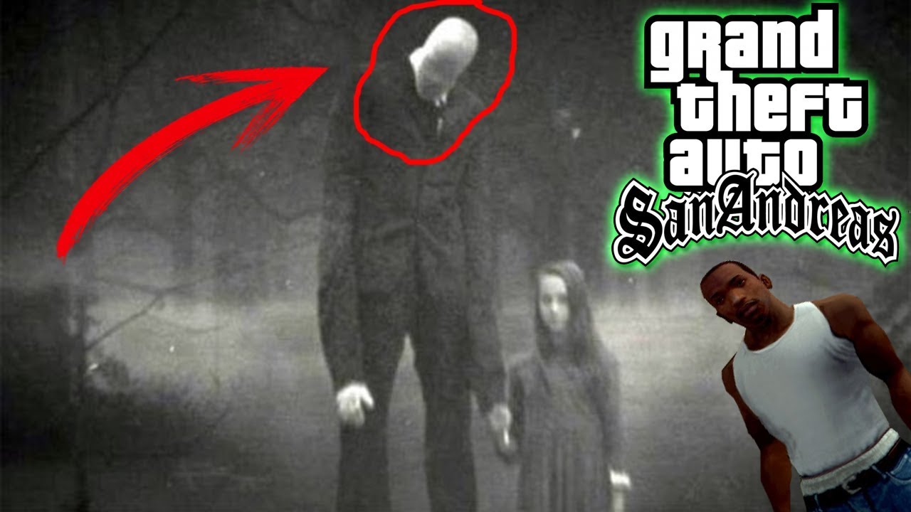 CJ ENCUENTRA A SLENDERMAN EN EL BOSQUE! | GTA San Andreas Misterios