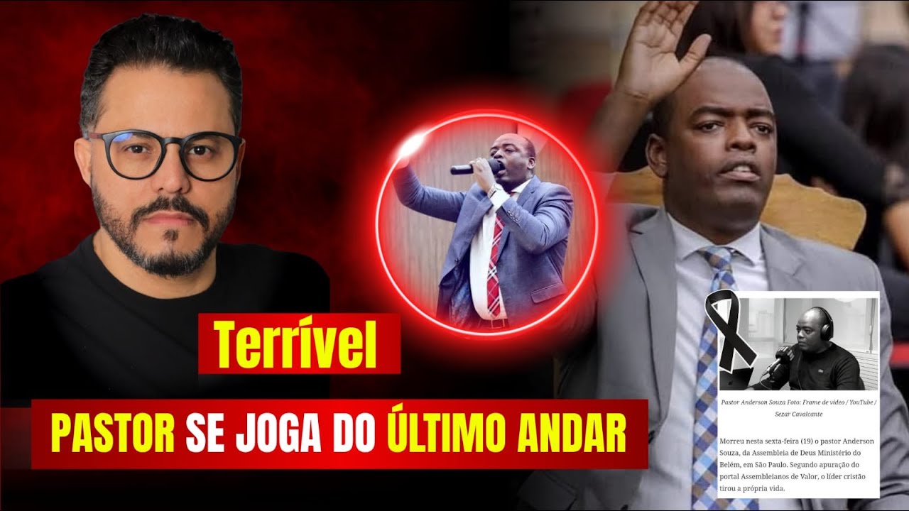 PASTOR CONFIOU EM DEUS, MAS A DEPRESSÃO O LEVOU - pulou do último andar (terrível)