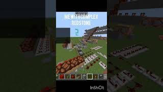 redstone calculator vs flying machine #minecraft #gaming #redstone