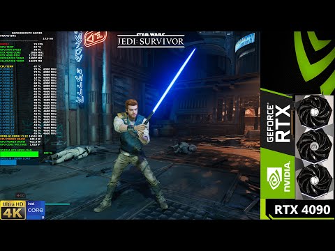 STAR WARS Jedi Survivor Epic Settings 4K | RTX 4090 | i9 13900K 6GHz