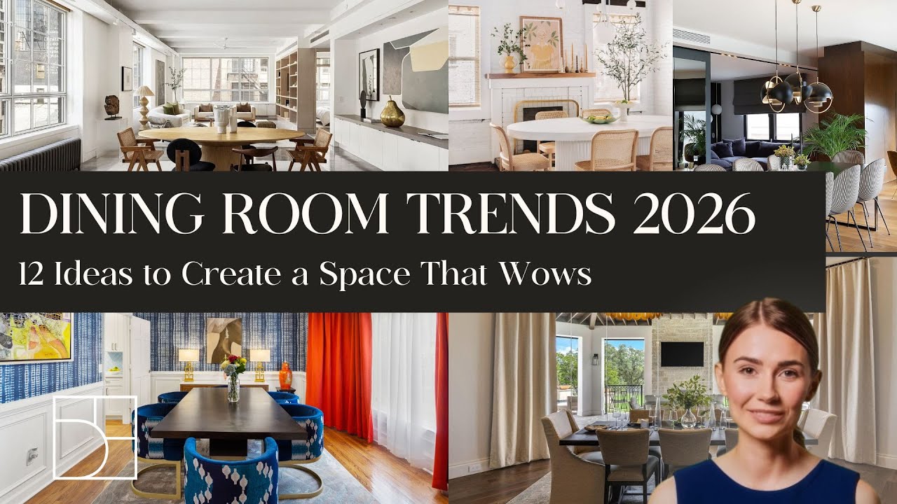 Dining Room Trends 2026 - YouTube
