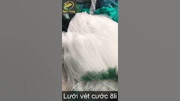 Lưới kéo cá,vét cá bằng cước cao 3m dài 50m  PE 8li(mắt lọt đầu đũa).Liên Hệ: 036.5747.312 A TRUNG
