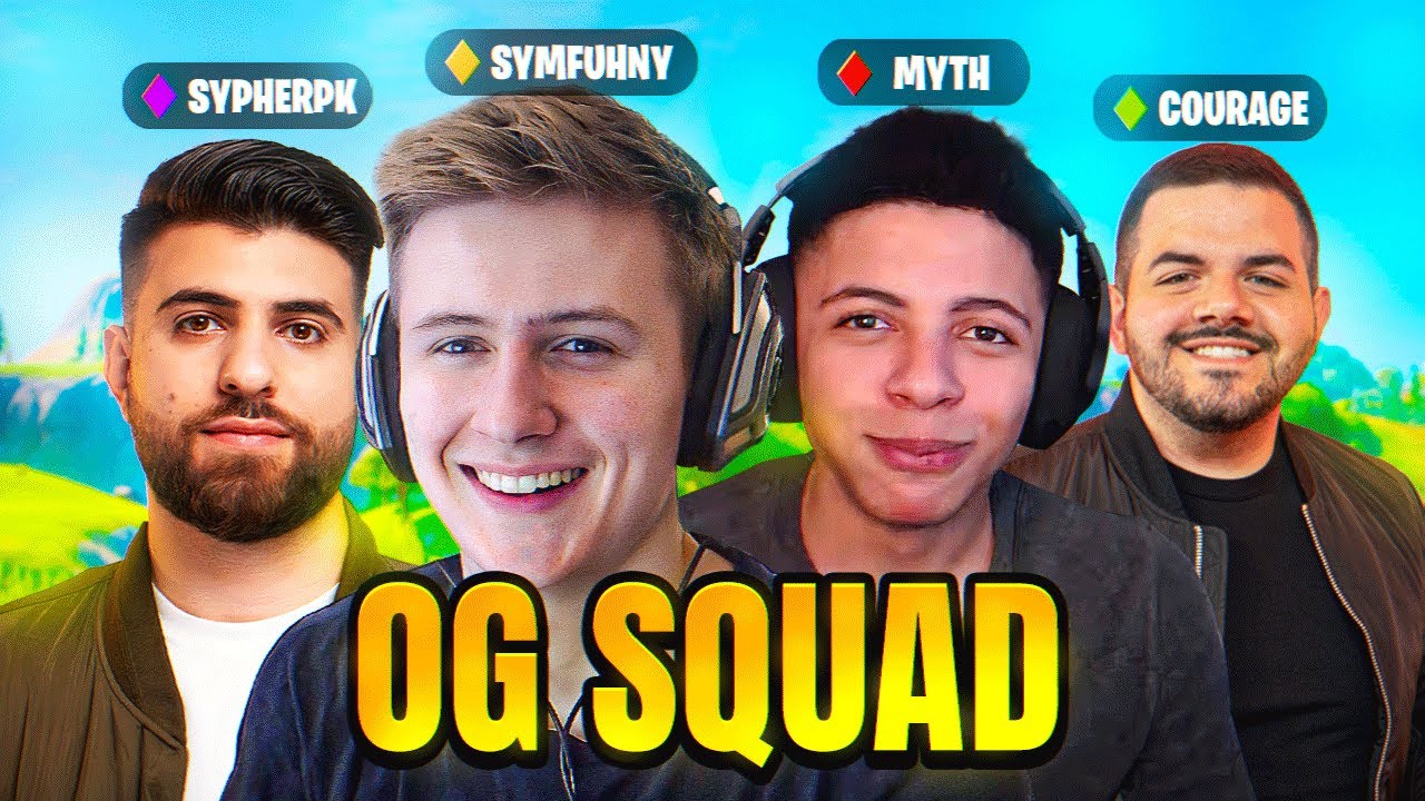 The Squad Returns For OG Fortnite ft SypherPK, Courage & Myth - YouTube
