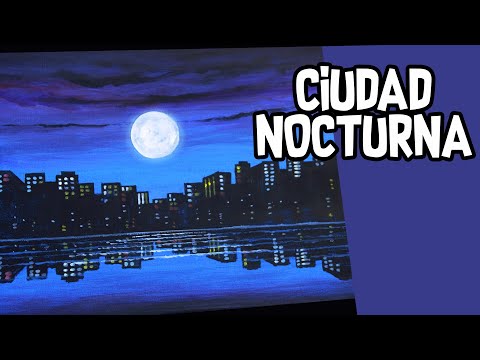 Video: Cómo Dibujar Una Ciudad Nocturna