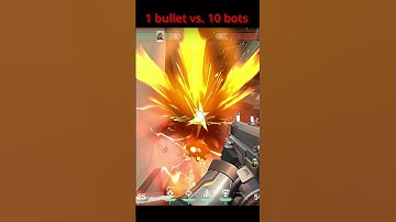 1 Bullet vs. 10 bots | judge #valorant  #statisfying  #contentcreator  #streamer  #gaming