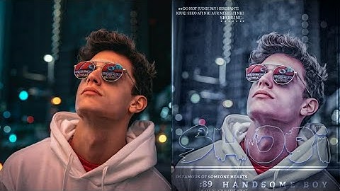 New Effect In Android With Glass Font Like Photoshop cc cs6 in android | By Shobi Editx