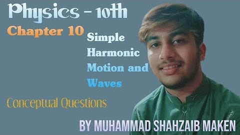 10th Class Physics || Chapter 10 || Simple Harmonic Motion and Waves || Conceptual Questions (Pg 17)