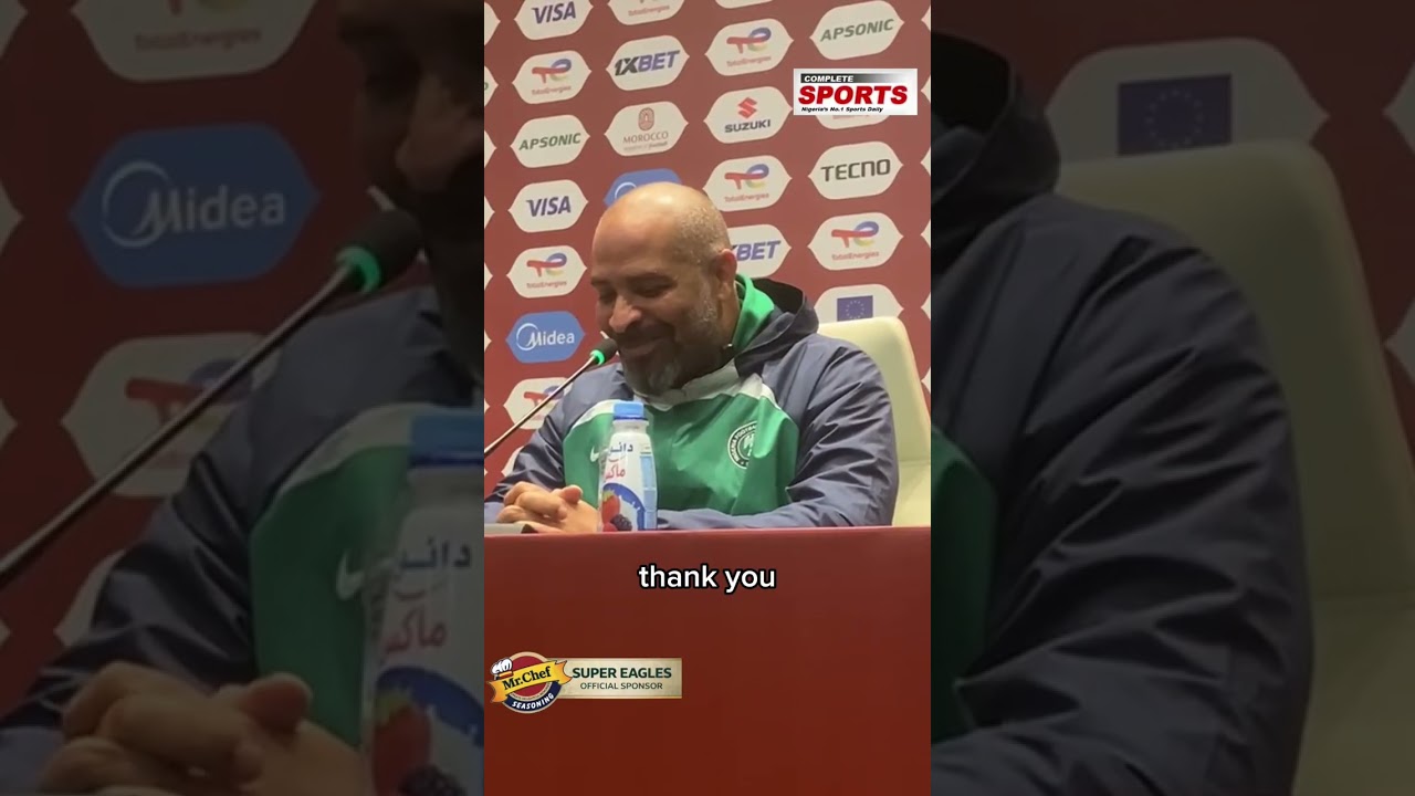|Nigeria vs Mozambique| Pre-match Interview with the Super Eagles’ Coach, Eric chelle 