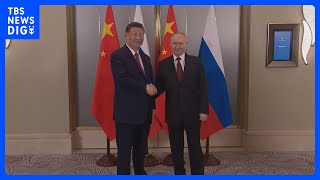 【速報】プーチン大統領と習近平国家主席の会談始まる　結束アピールし欧米けん制 北朝鮮との新条約も説明か｜TBS NEWS DIG
