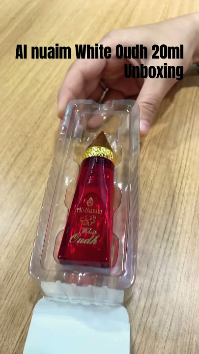Al nuaim White Oudh attar 20ml Unboxing #attar #perfume #ittar #rollon