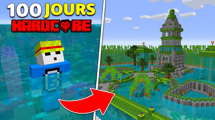 J'ai survécu 100 jours dans UN MONDE OCEAN sur Minecraft Hardcore !