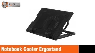 Overview Notebook Cooler Ergostand - Ventilador base para portátil notebook.netbooks  o tablets - YouTube