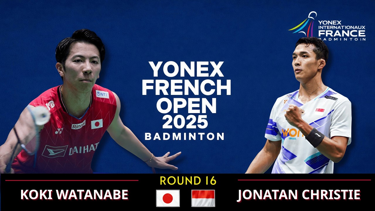 🔥 驚異のディフェンス 🔥 渡辺航貴（JPN） vs ジョナタン・クリスティ（INA） | フルスコア | フルHD 1080p | Koki Watanabe vs Jonatan Christie