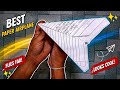 Best Paper Airplane ✈️ | Long Distance Paper Plane Tutorial 🔥#longvideo 