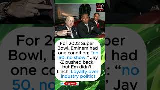 Eminem told Super Bowl: "no 50 Cent, no show" — loyalty over politics #viralvideo #newshorts #video