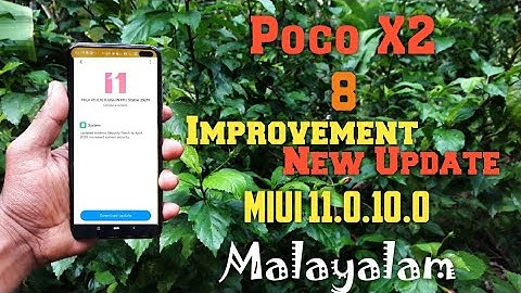 #PocoX2 #NewUpdate #Reviews Poco X2 New Update MIUI 11.0.10.0 Features or improvements in Malayalam