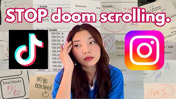 how to actually stop scrolling & get to work